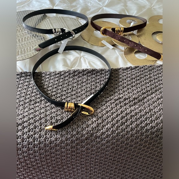 NWT Madewell Triple Metal Keeper Belt - Picture 6 of 6